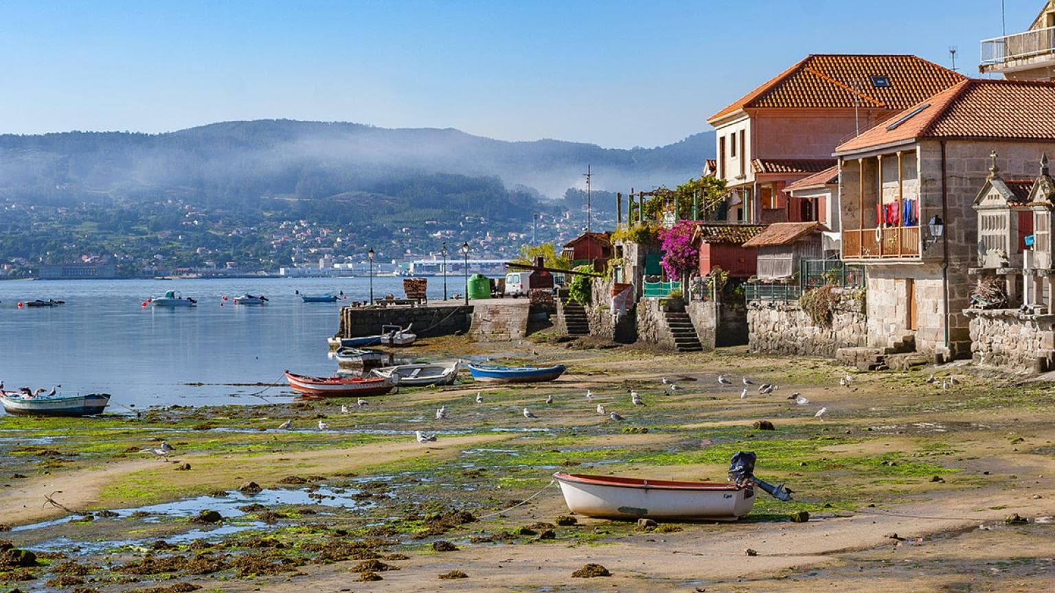 Paisaje de la costa atlántica de Galicia