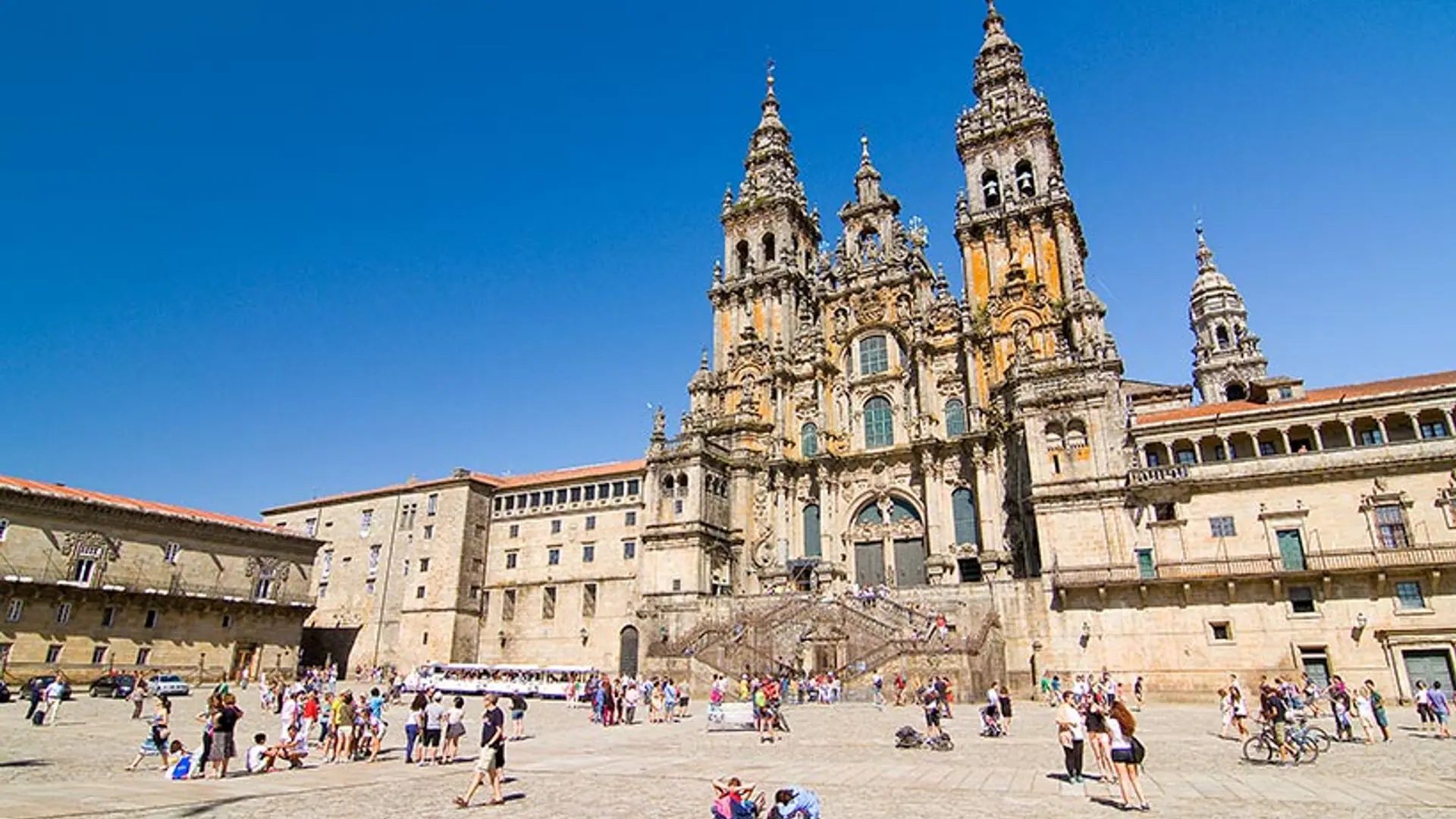 Catedral de Santiago de Compostela, destino del Camino de Santiago durante el Año Santo 2027